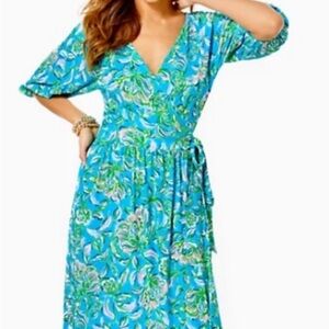 New S Lilly Pulitzer Brantley Wrap Dress